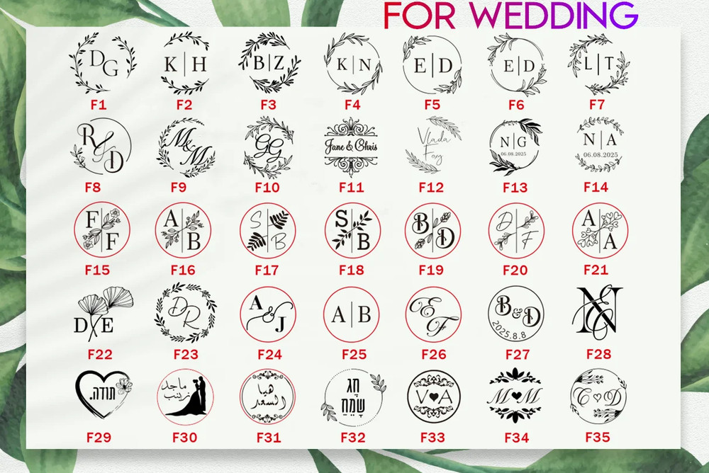 Embosser Stamp LOGO Customized Wedding Library Book Private Seals Customization