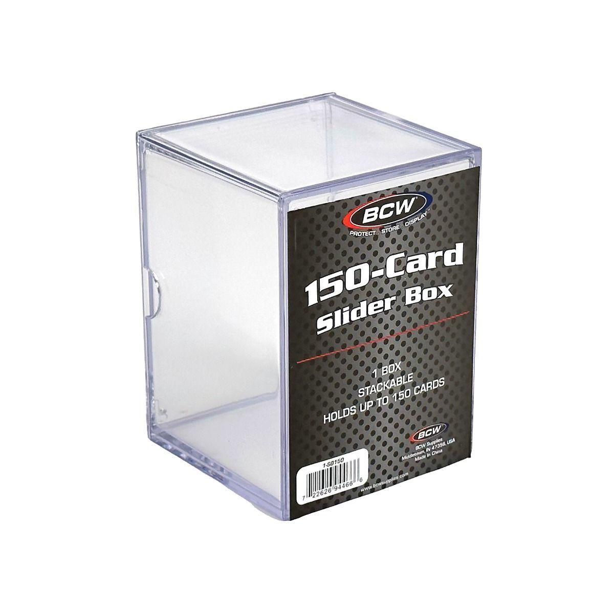 BCW 2-Piece Slider Box - 10 25 35 50 100 150 200 250 count Sports TGC -YOU PICK!