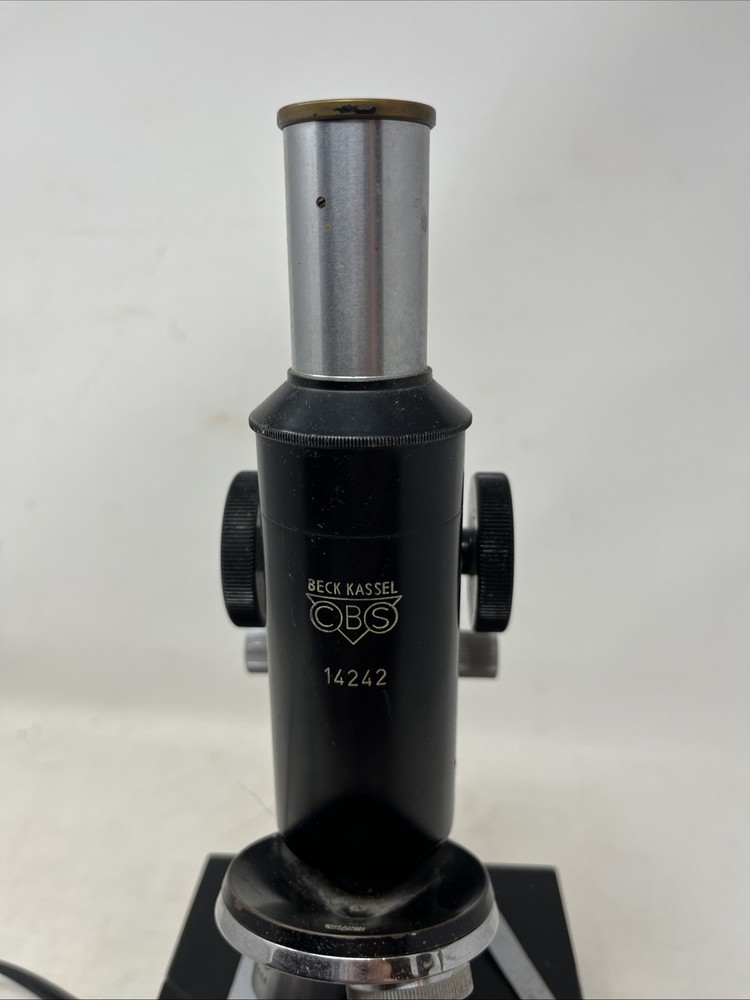 Beck Kassel Vintage Microscope CBS 14242 Untested