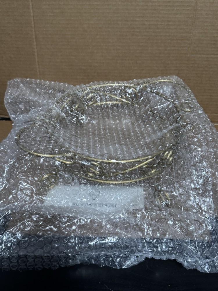 Gold Cast Metal 9" Casserole Dish Server