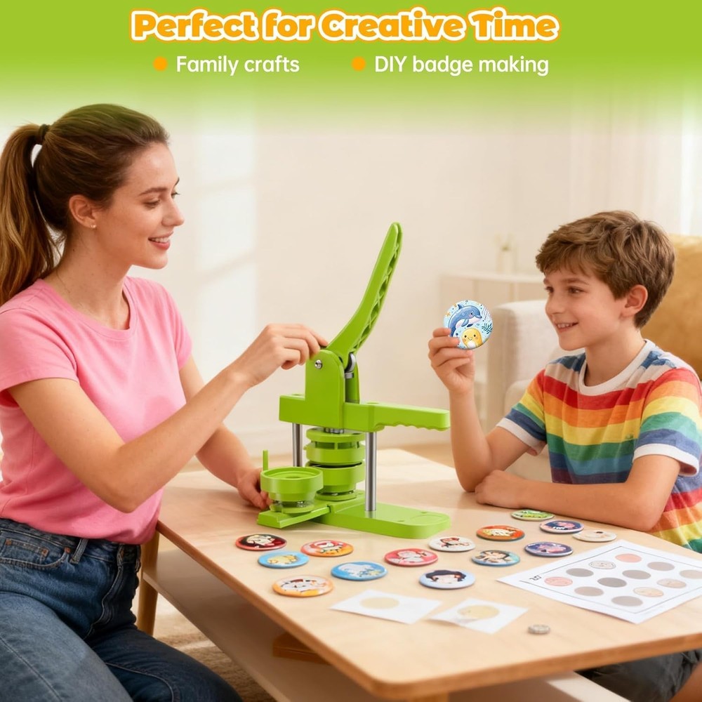 75mm Button Press Machine - Durable, User-Friendly & Perfect for DIY Projects!