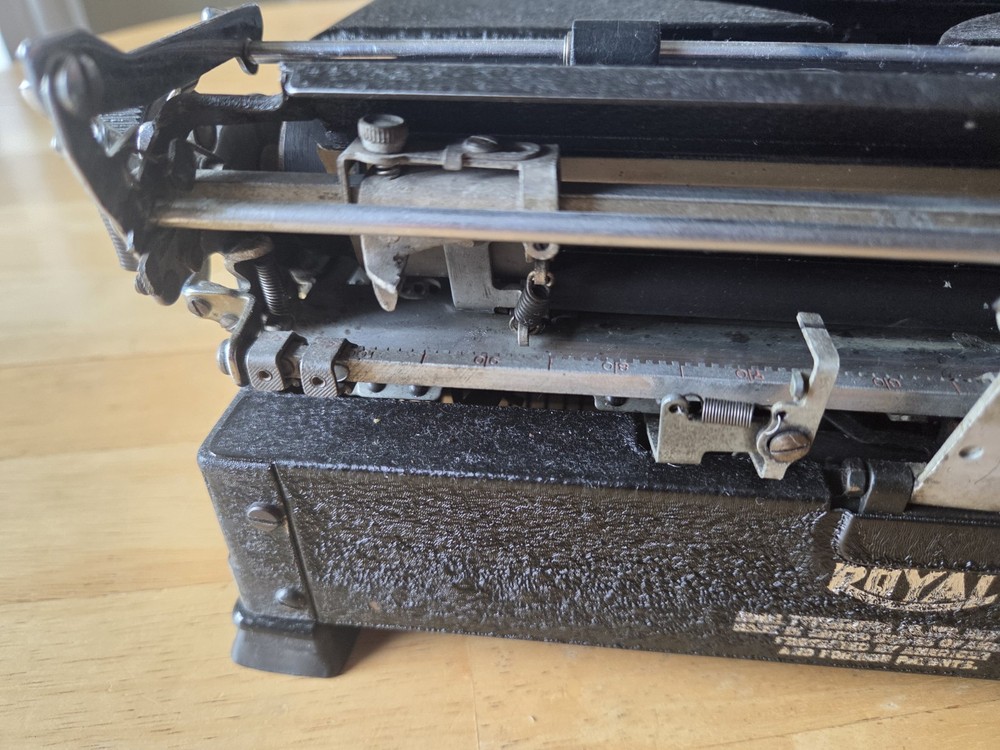 Royal Quiet De Lux Model A Portable Typewriter Refurbished Working
