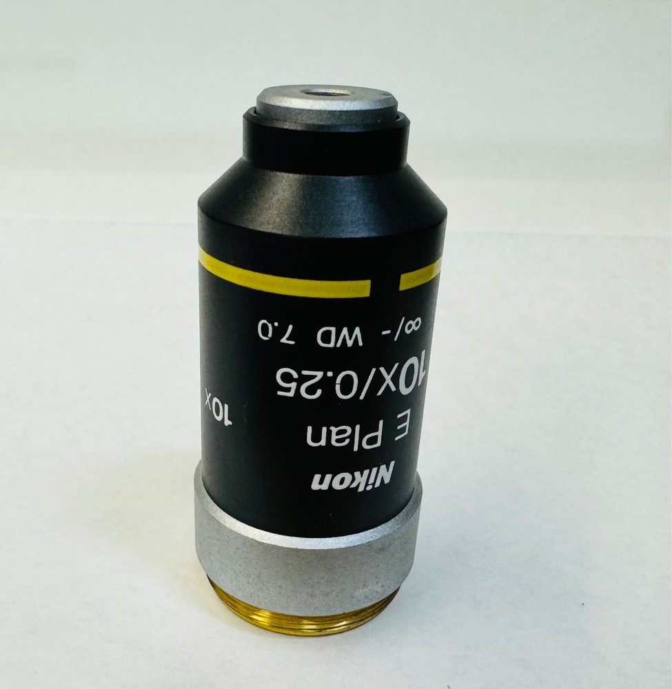Nikon Plan 10X/0.25 CFI Infinity Microscope Objective Eclipse E & I Series M25