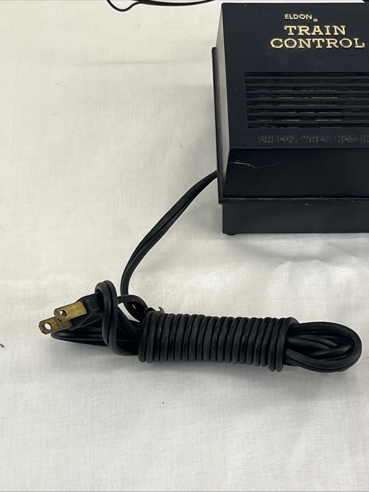 Push Whistle HO Transformer ELDON Model TRAIN CONTROL 12V power pack Untested