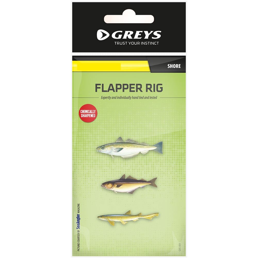 Greys Shore Flapper Rig (2UP) 2 Hook Size 1/0