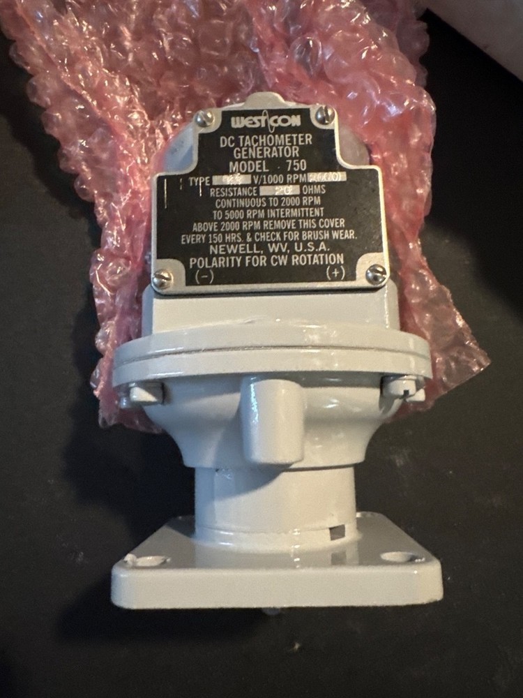 Westcon DC Tachometer Model 750 Type K3