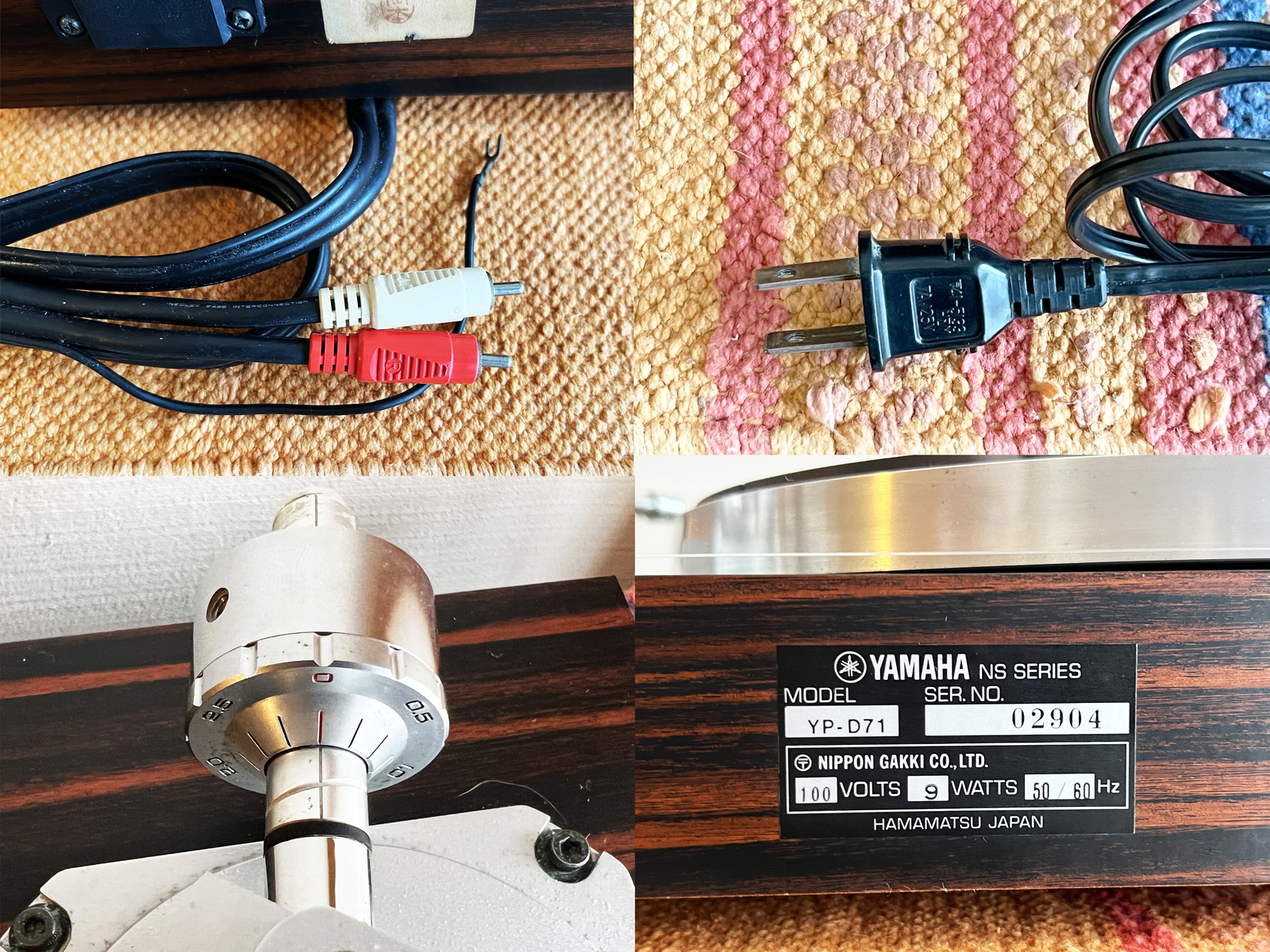 Yamaha YP-D71 Direct Drive Record Player Turntable Confirmed Excellent Operation