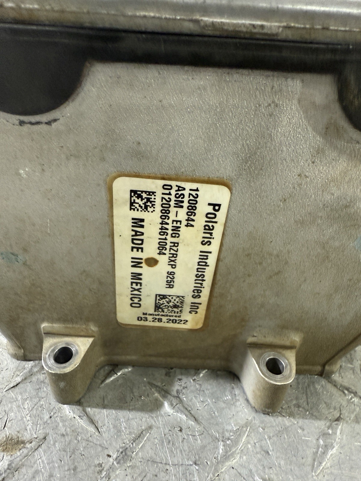 2020 POLARIS RZR XP 4 TURBO 1000 CYLINDER HEAD COMPLETE VALVES CAM 3023319