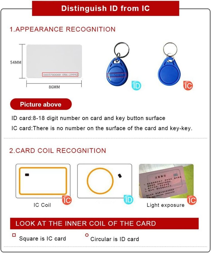125Khz EM4100 USB RFID ID Card Reader Swipe Card Reader Plug and Play