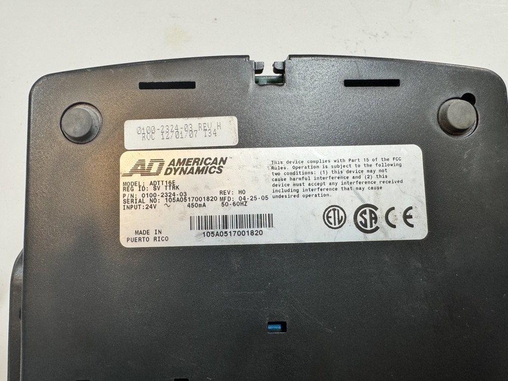 American Dynamics ADTT16E PTZ Touch Tracker 16. Used.