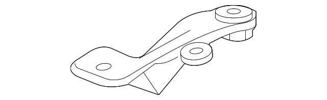 Genuine GM Passenger Side Radiator Upper Bracket 23310046