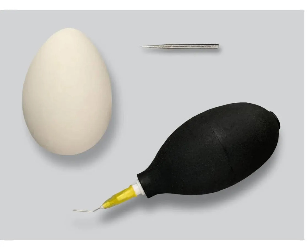 Blowing Out Egg Pump, Cleaning Egg Blower, Draining Egg Tool