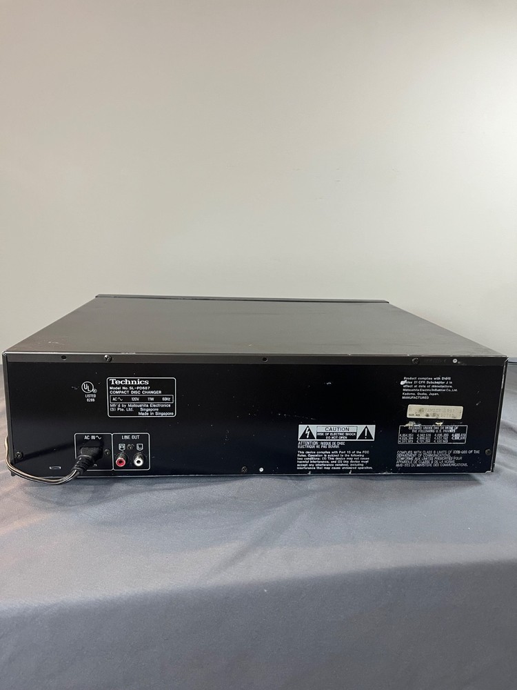 Working Technics SL-PD687 Japan MASH 5-Disc Changer CD Player