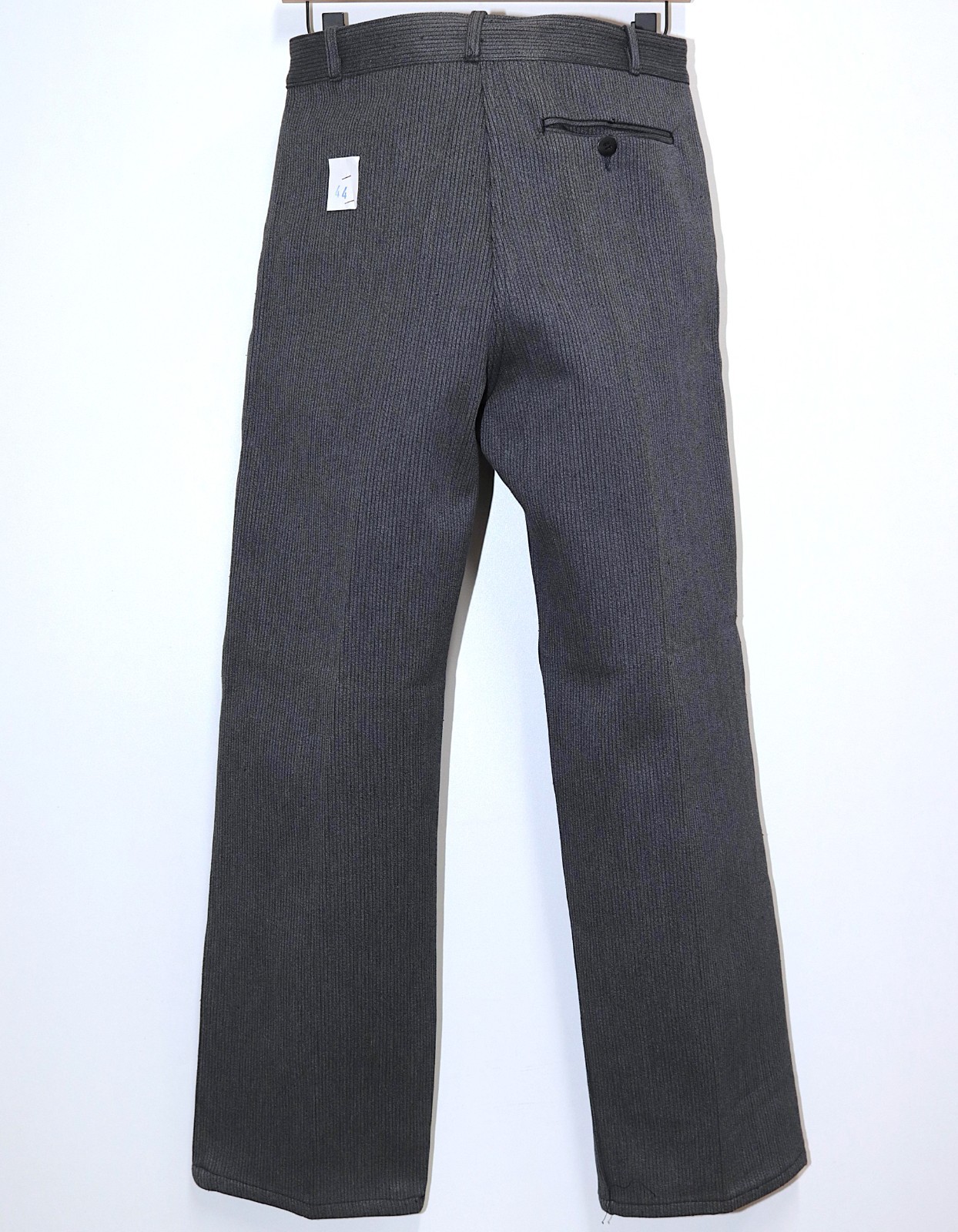 New French 1950s Grey Cotton Pique Work Chore Pants LAVAL W32 Made in France