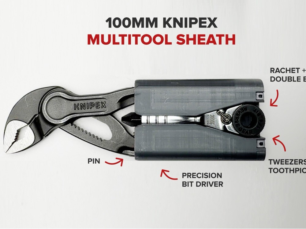 100mm Knipex pliers sheath for multitool functions