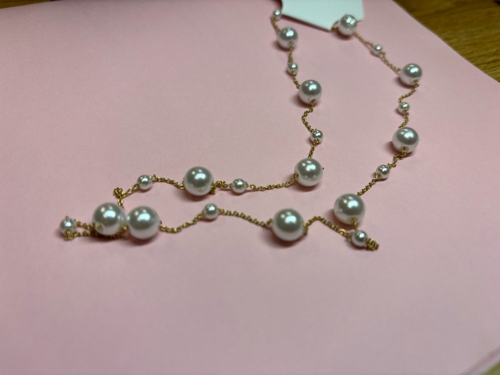 Pearl Link Gold Necklace