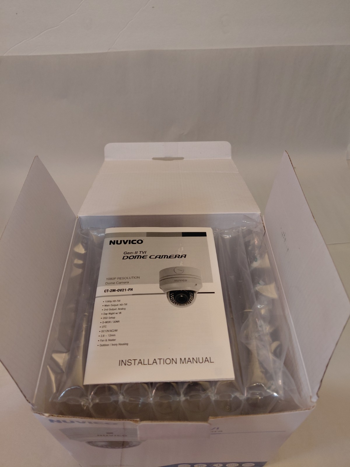 Nuvico Gen II TVI CT-2M-OV21 Dome Cameras - New - Open Box