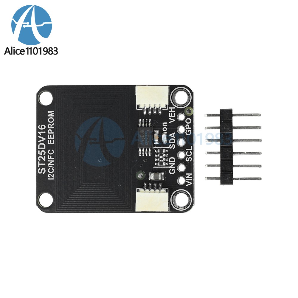 ST25DV16K I2C RFID Dynamic Tag Module Compatible with STEMMA QT/Qwiic Interface