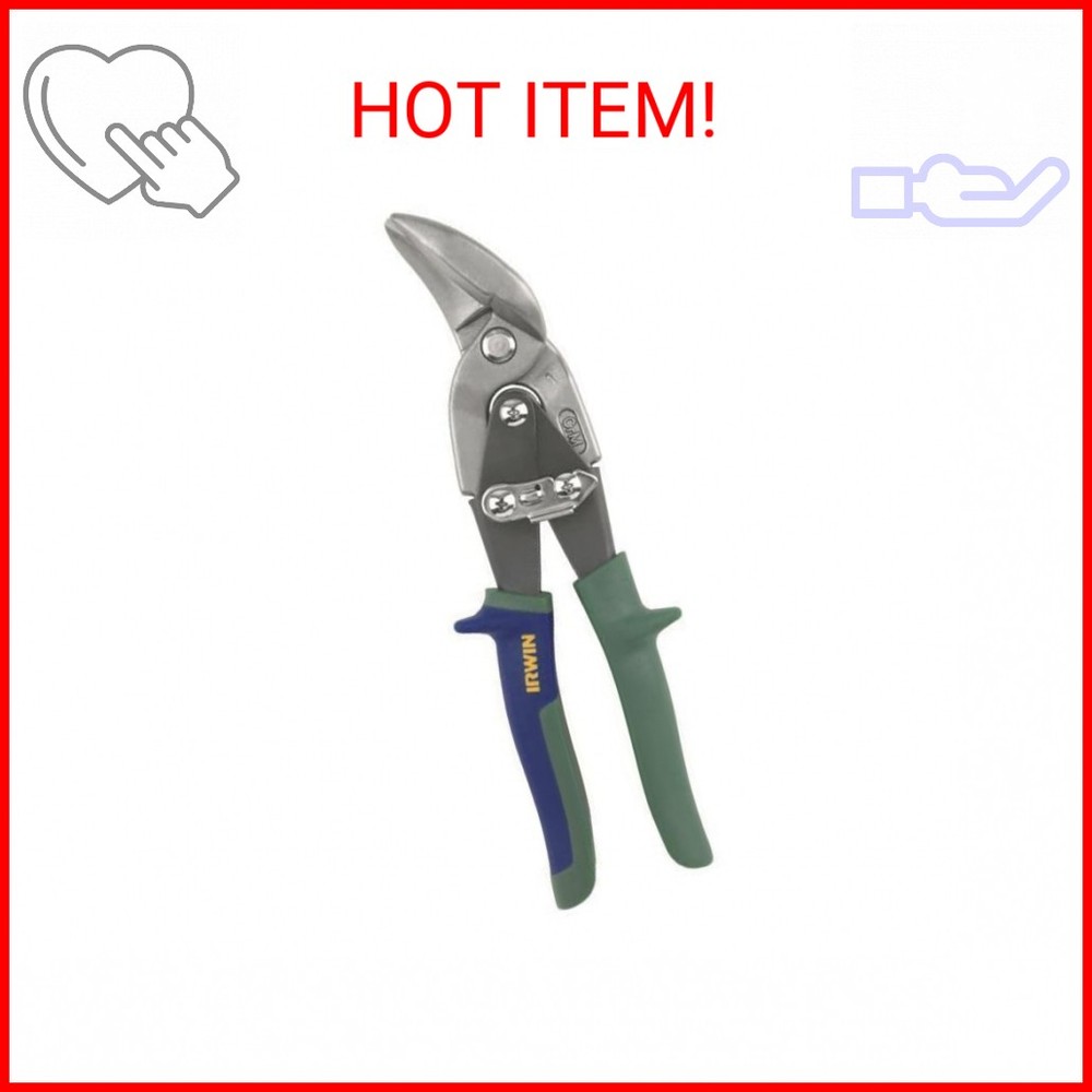 IRWIN Tin Snip with Left Cut Offset (2073211)