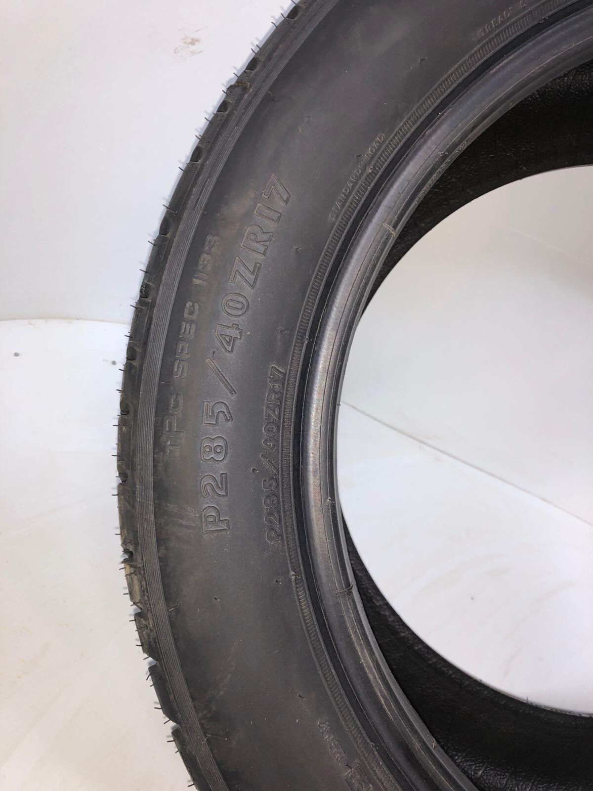 2 New 2854017 Goodyear Eagle Gs-C Emt Run Flat Dot 0212 285/40/17 Right Side