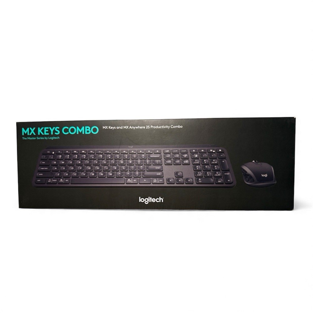 MX Keys Keyboard & Mouse Wireless Bluetooth - Master Series 2S by LOGITECH