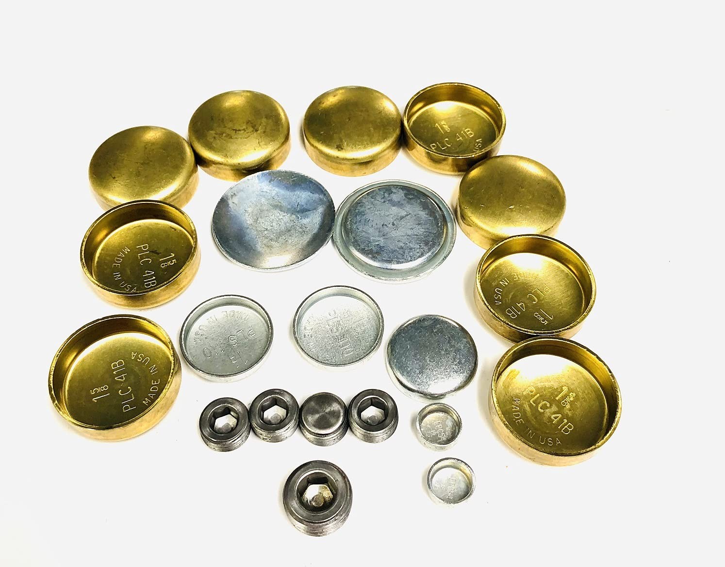 Cam Bearings+BRASS Freeze Plugs Kit for 1979-2003 Chrysler 318 5.2L+360 5.9L
