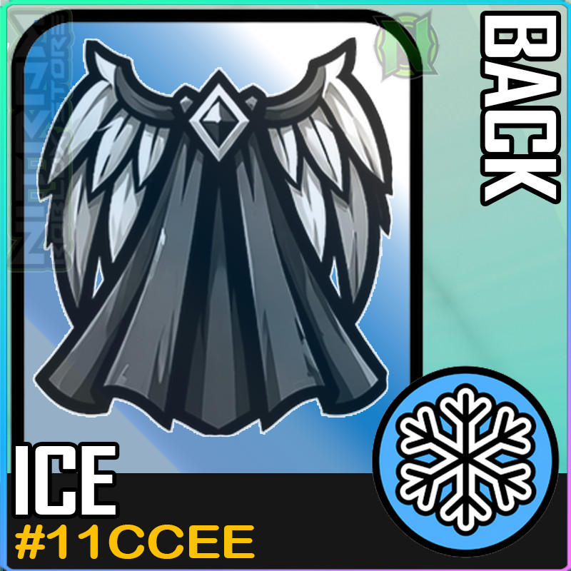 World Zero WZ - COSMETICS - #11CCEE (ICE) - BACK