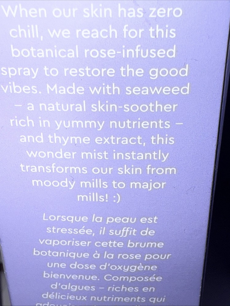 FLORENCE BY MILLS 🇺🇸 Zero Chill Face Mist 3 -3.4oz 💜