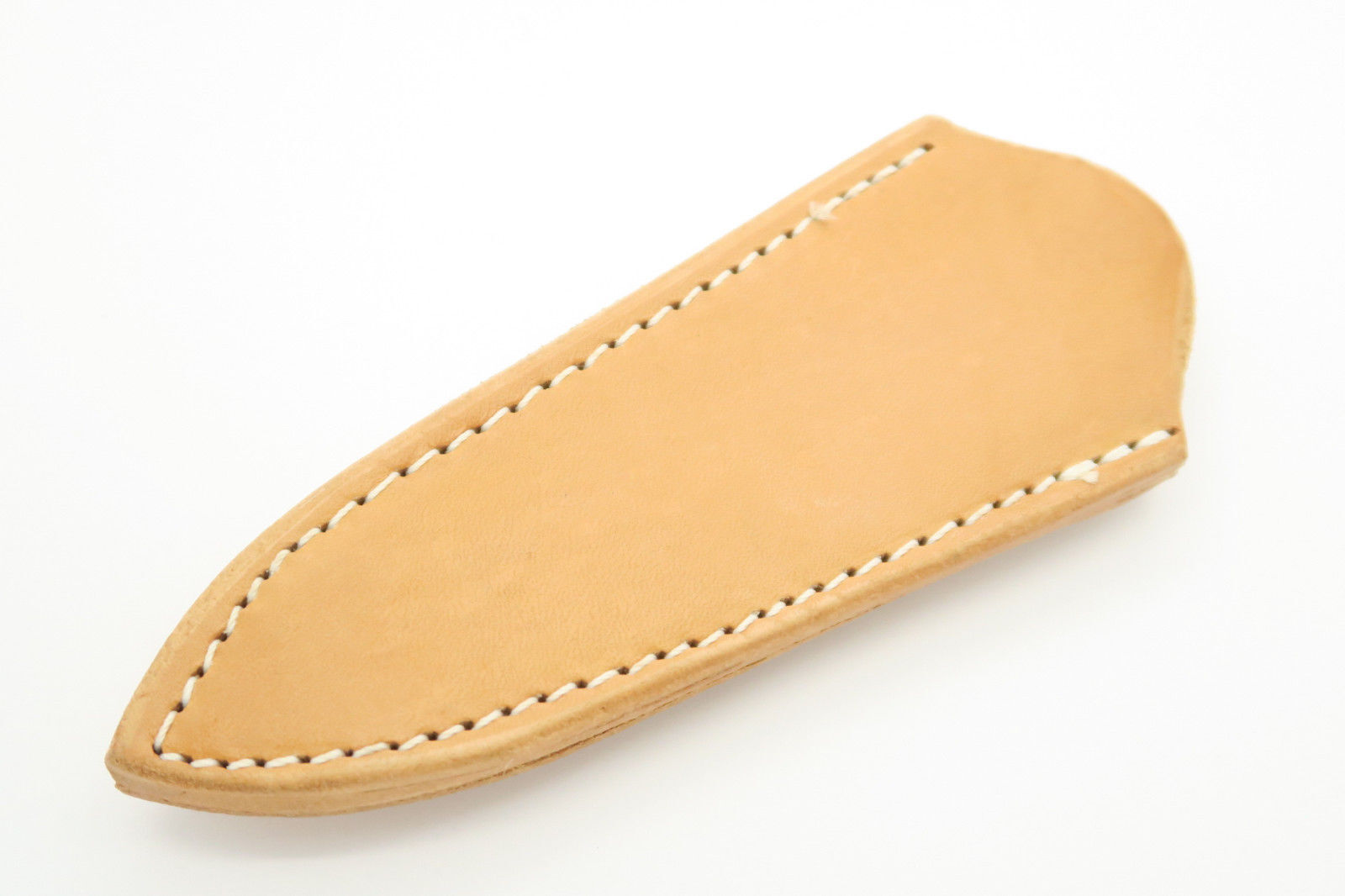 Custom USA Leather Fixed 3" Blade Dagger Knife Boot Belt Clip Sheath