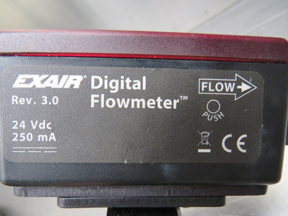 Exair Digital Flow Meter Rev 3.0 With 3" Guide