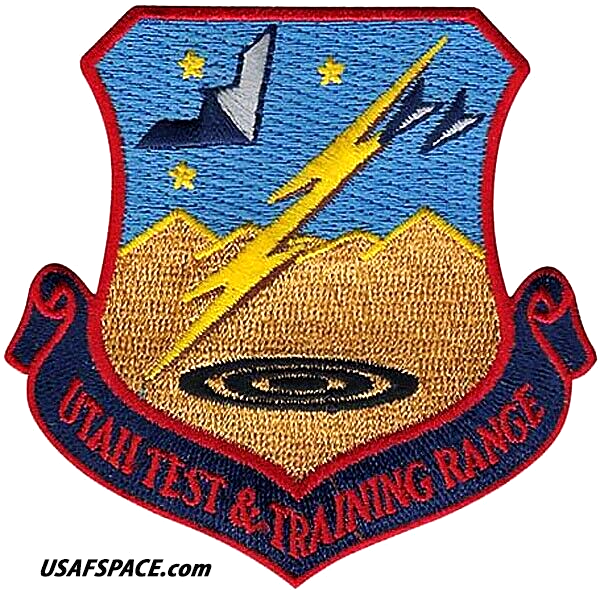 UTAH TEST & TRANING RANGE - UTTR - DOD USAF -HILL AFB, UT-ORIGINAL VEL PATCH