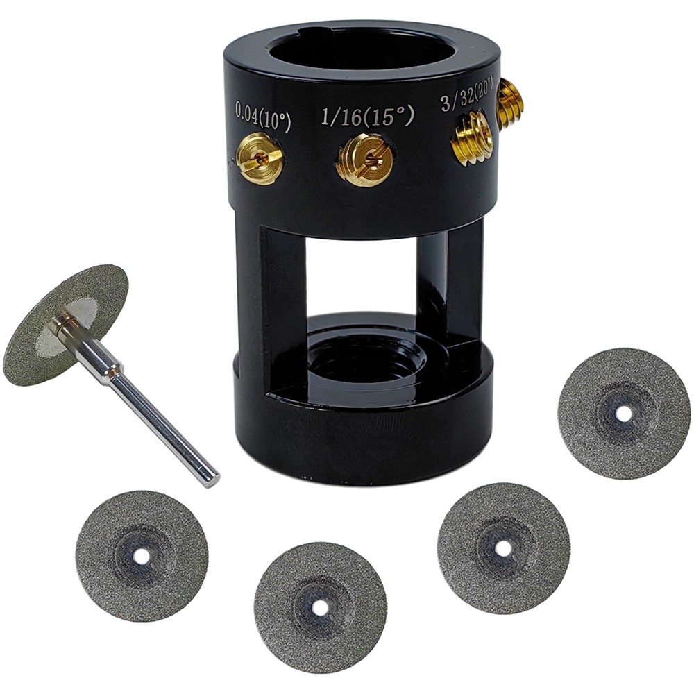 Tungsten Electrode Sharpener & Grinder Multi-Angle Offsets Tool For TIG Welding