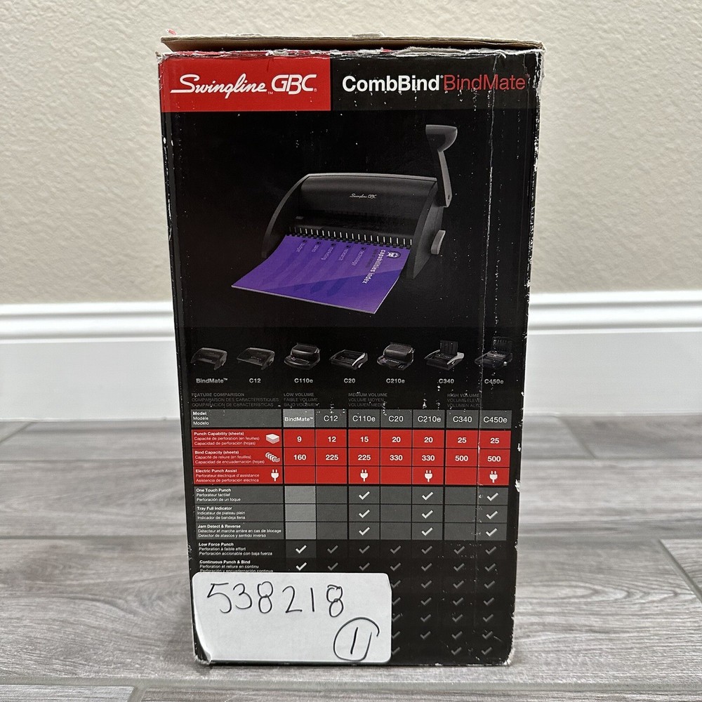 Swingline GBC CombBind BindMate with Extras