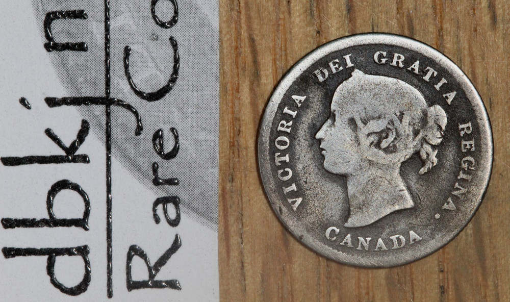 1872 H - Canada - 5 Cent  - Silver - KM-2