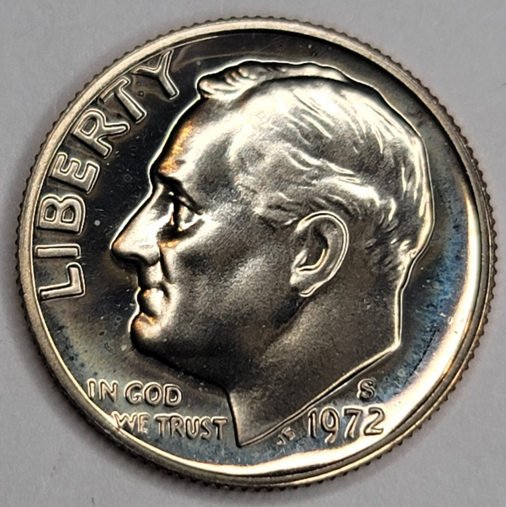 1972 S Gem Proof Roosevelt Dime