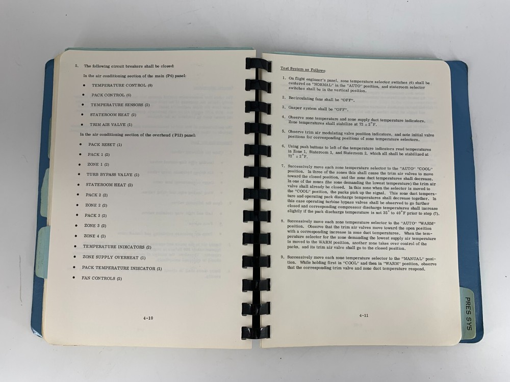 Master Key 747 Environmental Control System Manual Hamilton Std Utd Technology