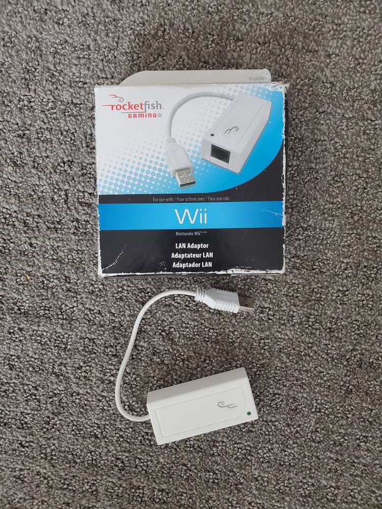 Rocketfish Gaming Nintendo Wii Network USB LAN Adapter