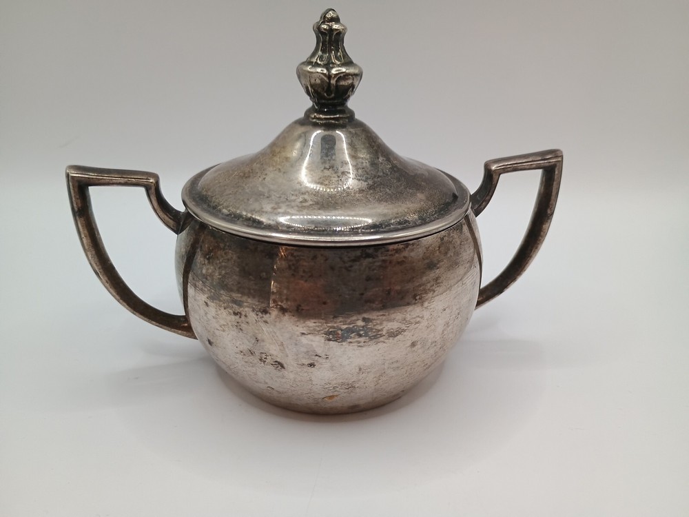 Vintage Silver Plated Oneida Silversmiths Sugar Container