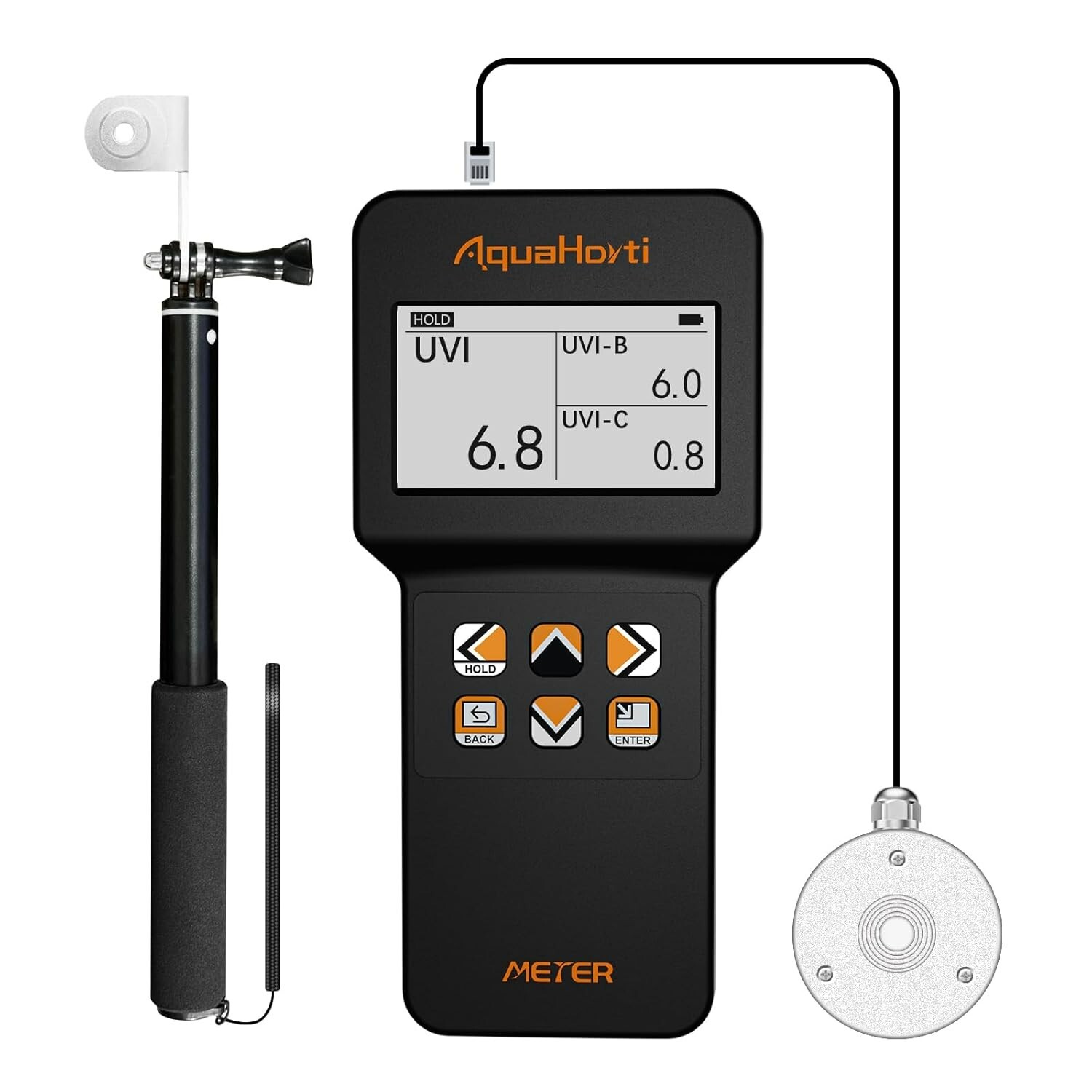 AH-UVCBA Light Meter,Test The UV Index of UVB | UVC,Irradiance Intensity of UVC