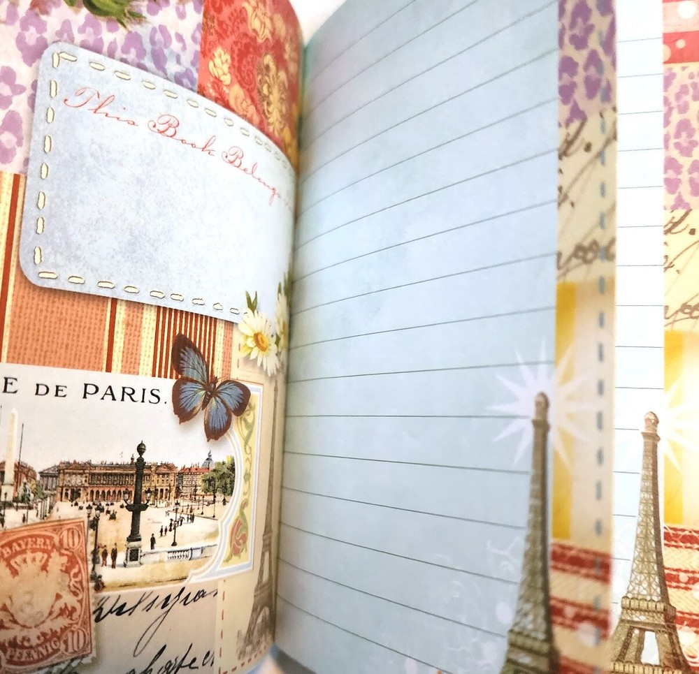 Handy 4" Pocket Notepad Eiffel Tower