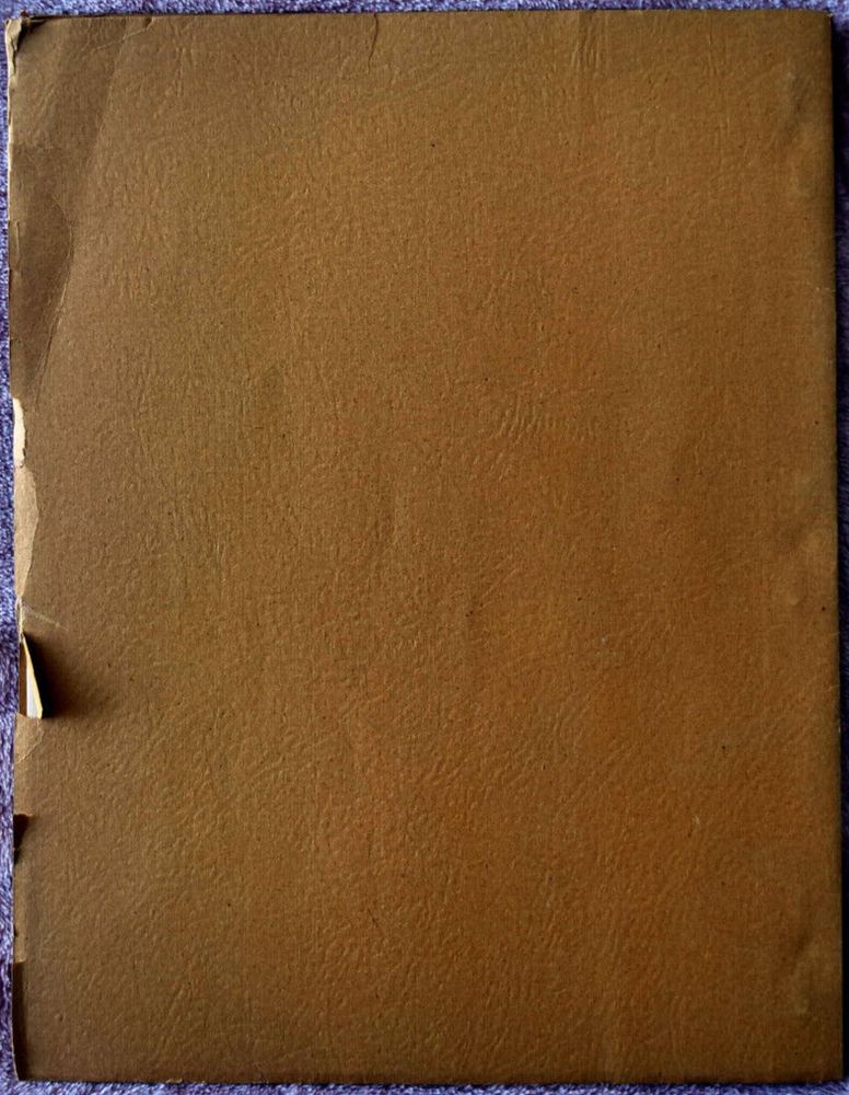 1952 Four Star Playhouse "Backstage" Original Revised Script