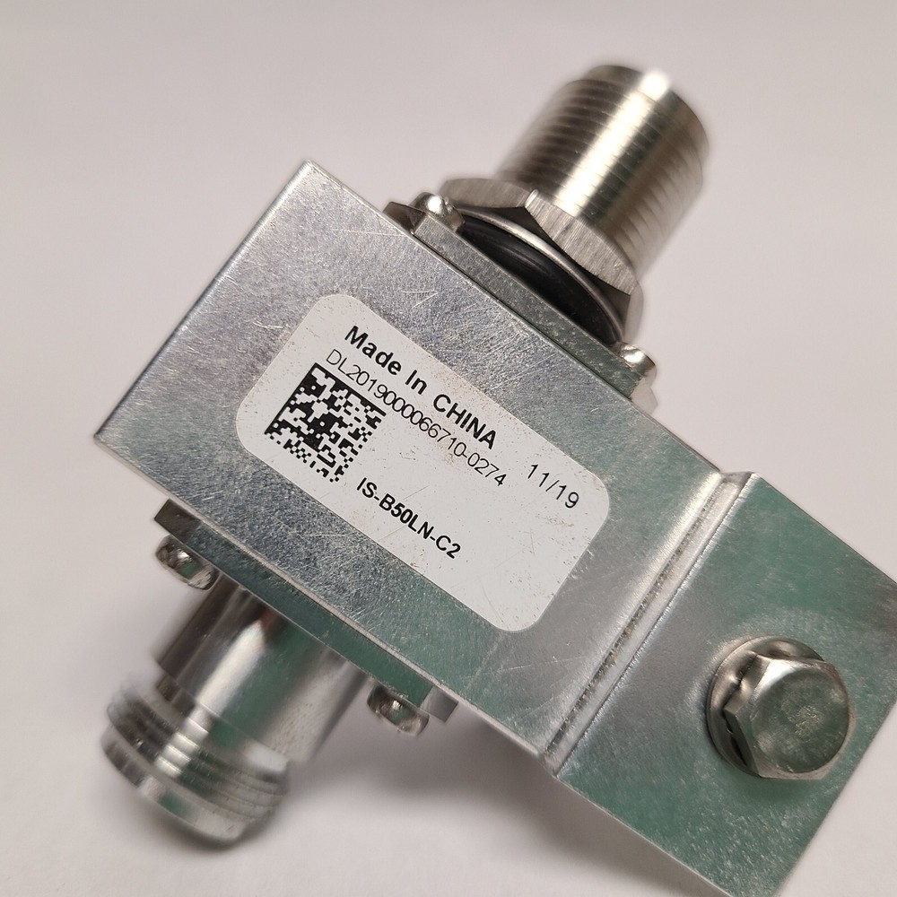 PolyPhaser IS-B50LN-C2-ME RF Bulkhead Arrestor