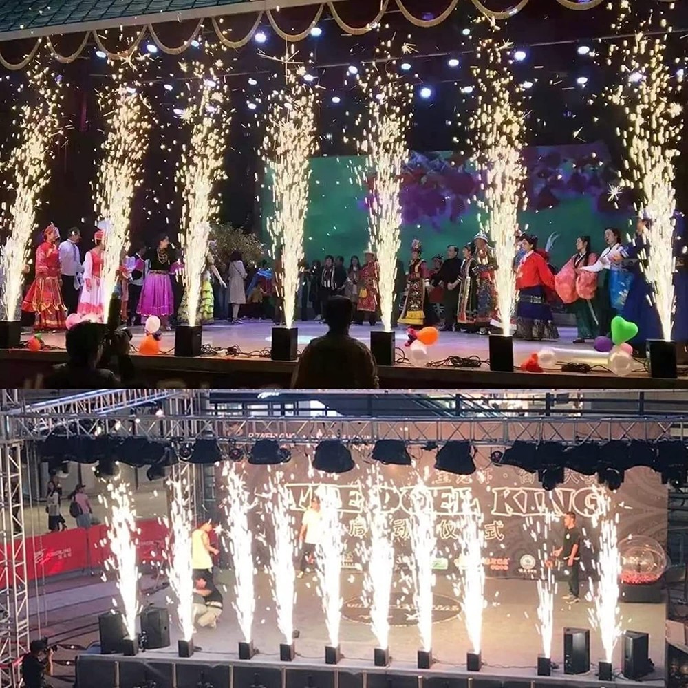 700W Large Cold Spark Firework Machine DMX Special Effect Wedding Sparkle Light