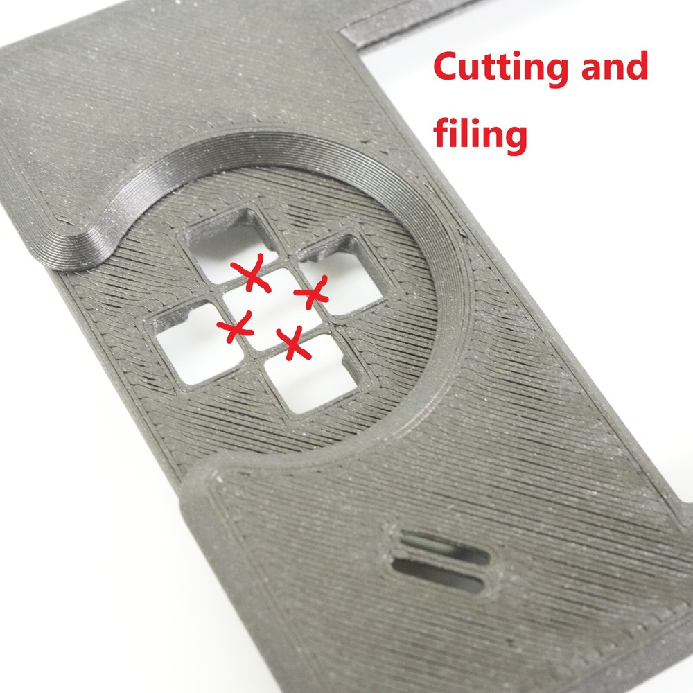 Gameboy Macro DS Lite MOD 3D Printed Face Plate Kit