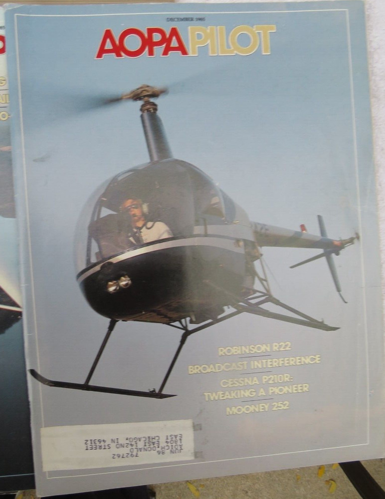 12 Issues 1985 AOPA Pilot Magazine - January to December