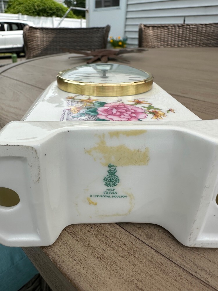 vintage Royal Doulton clock