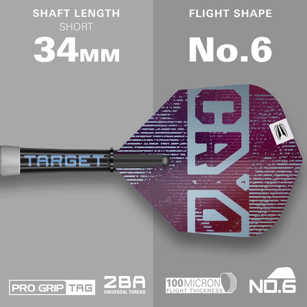Target Cryo 12 Soft Tip Darts 90% Tungsten 19g