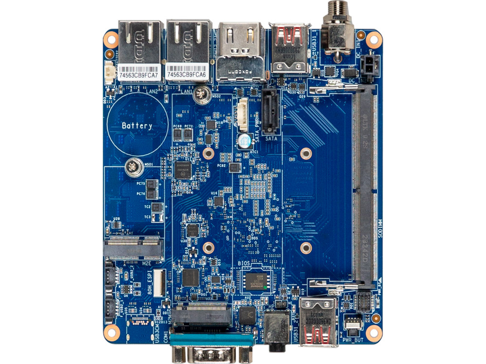 GIGAIPC QBi-N97A Embedded Compact Board with Intel Processor N97, Single Channel
