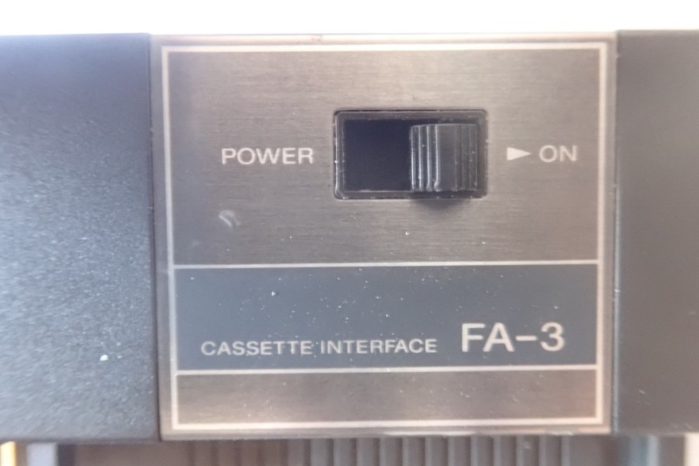 The Casio FA-3 Tape interface