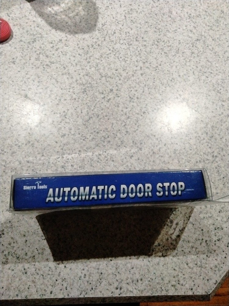Sierra Tools 82-5351 Fast Installation Automatic Door Stop, Silver